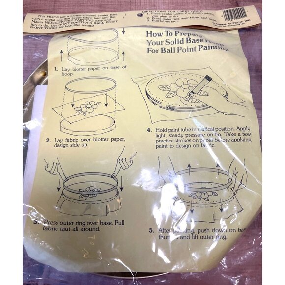 Aunt Marthas Hoop For Needlework Painting - Picture 4 of 5